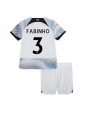 Liverpool Fabinho #3 Auswärts Trikotsatz für Kinder 2022-23 Kurzarm (+ Kurze Hosen)